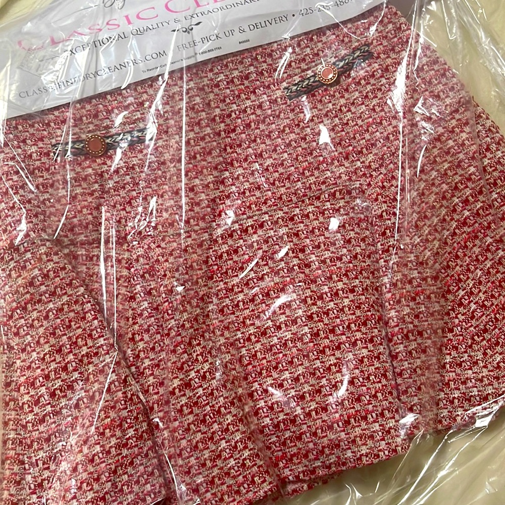 Maje Knitted Flared mini Dress